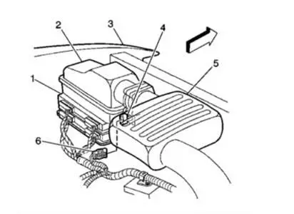 1994-1996 Chevolet Caprice, Buick Roadmaster PCM ECM Location