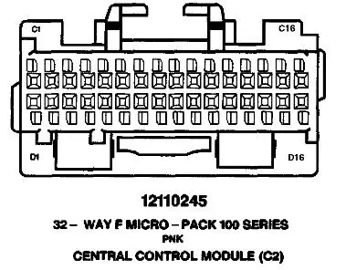 1995-1996 Cadillac Fleetwood Connector C2