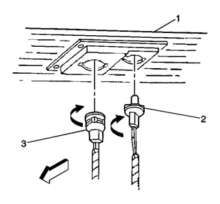 1996-1999 Cadillac Deville Seville IPC Removal Step 2