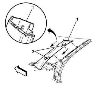 1996-1999 Cadillac Deville Seville IPC Removal Step 3