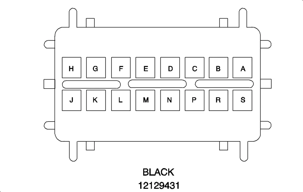 1996-1999 Saturn S Series RKE Module Connector