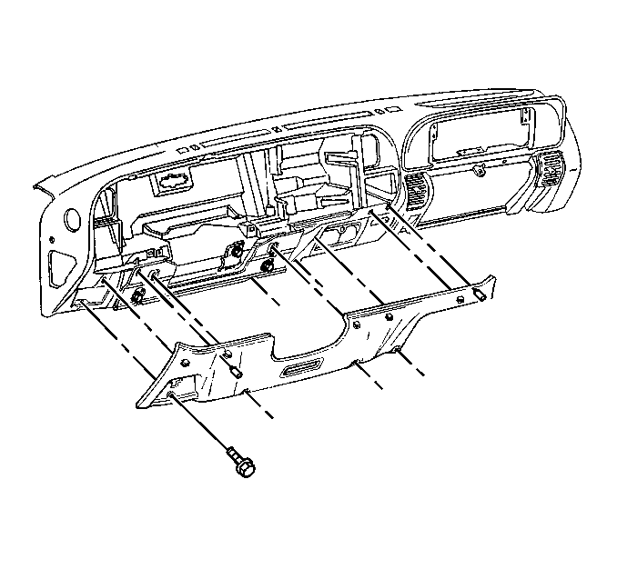 1998-2000 Chevrolet Silverado Classic, Sierra, Suburban, Tahoe, GMC Yukon, Cadillac Escalade EVO Location 1