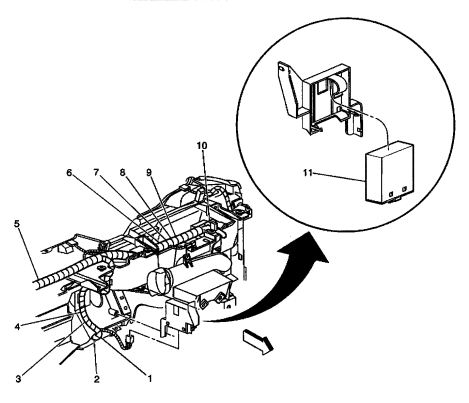 1998-2001 Cadillac Seville TDM Location