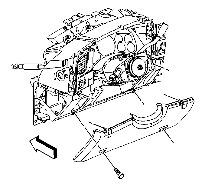 1999-2002 Chevrolet Suburban, Silverado, Tahoe, GMC Yukon, Sierra (NEW STYLE) BCM Location 1