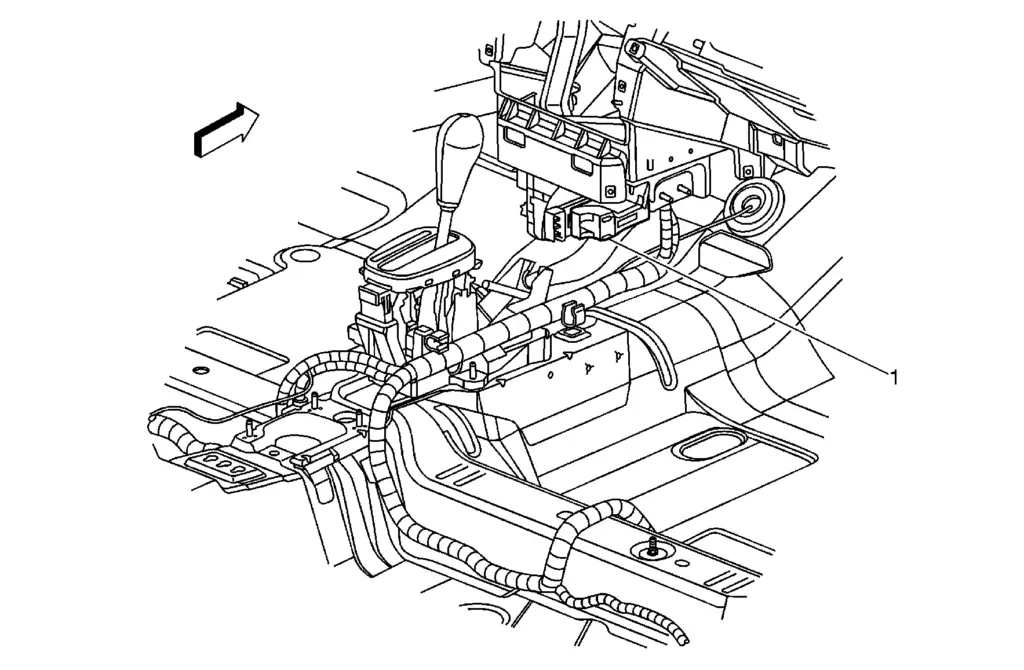 2003-2007 Saturn Ion BCM Location 1