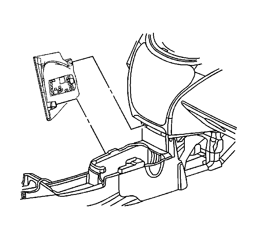 2003-2007 Saturn Ion BCM Location 7