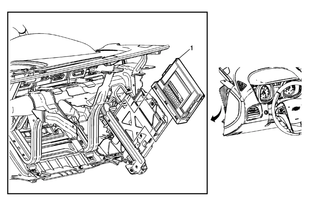 2011-2015 Chevrolet Equinox, GMC Terrain BCM Location