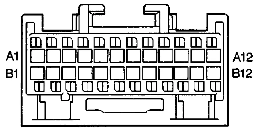 96-99 Cavalier - IPC Connector C1