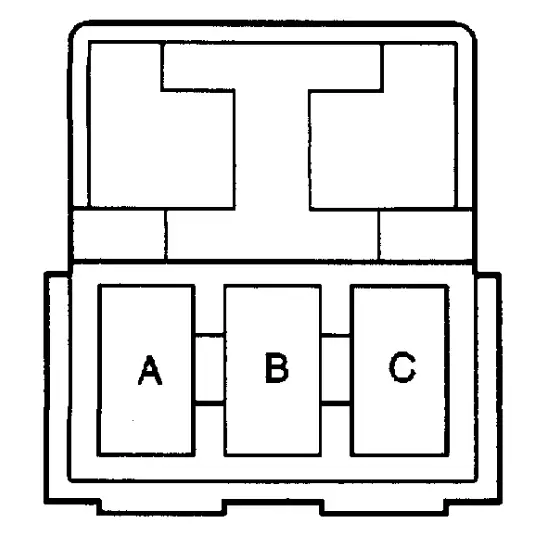 96-99 Cavalier - IPC Connector C2