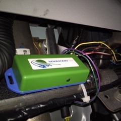 NEWROCKIES PRO Module installed under the dash