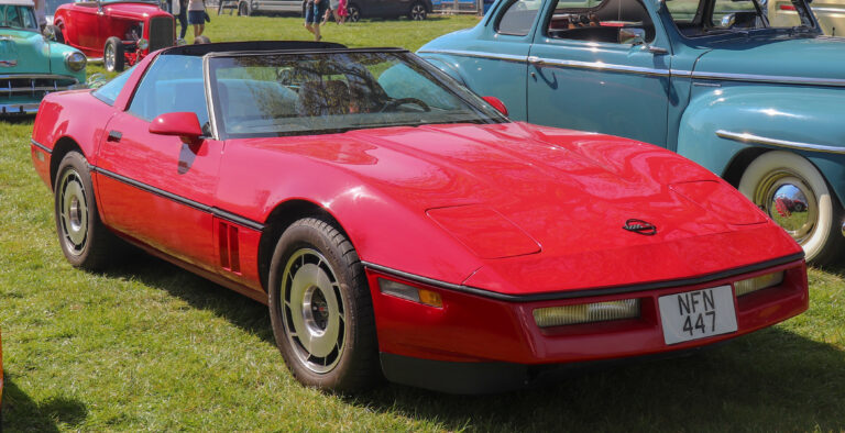 1984 Chevrolet Corvette C4 coupe, the generation affected by the GM VATS anti-theft system and its resistor pellet key