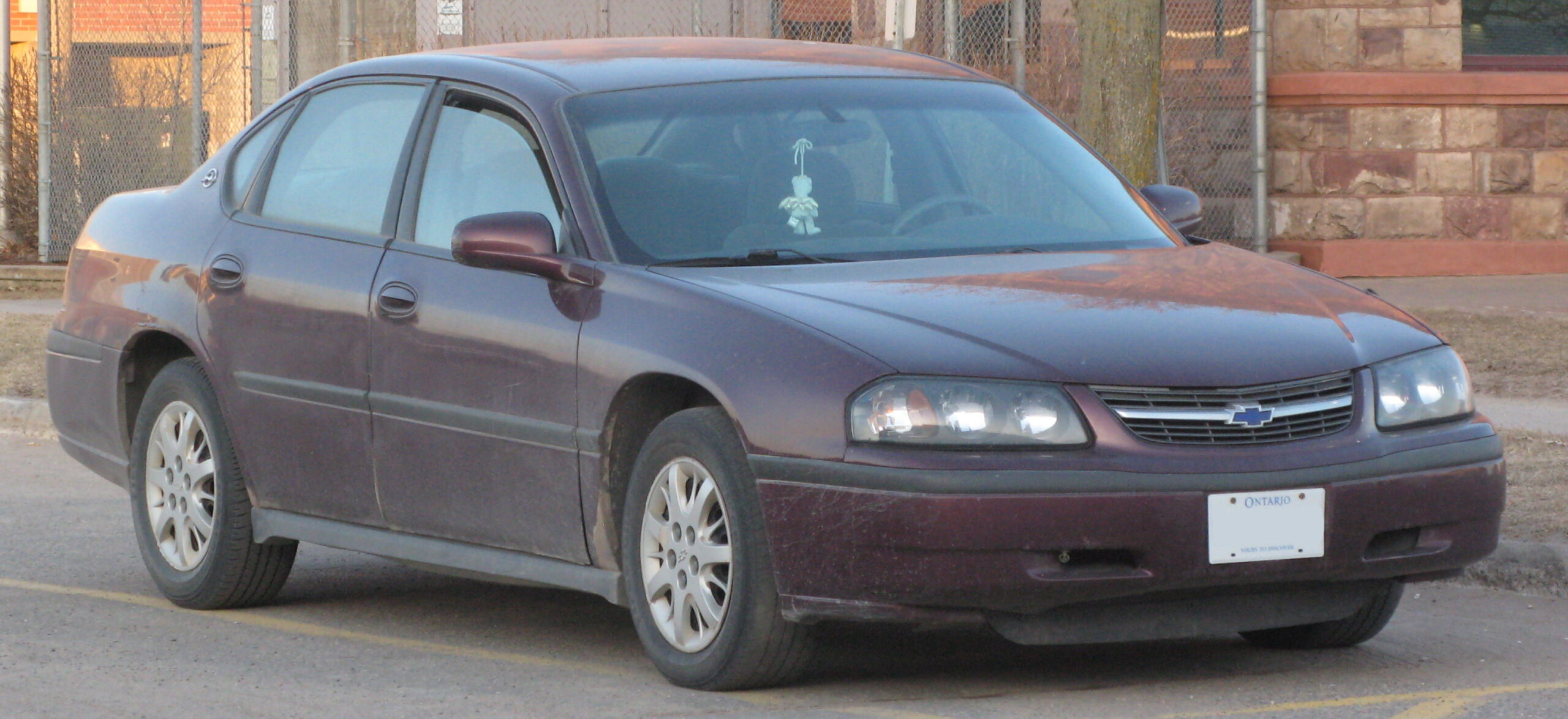 A 2004 Chevrolet Impala, the model year and generation fitted with the Passlock security system
