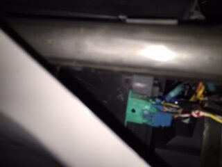 Coloured wires and connectors deep in the Suburban dash during troubleshooting
